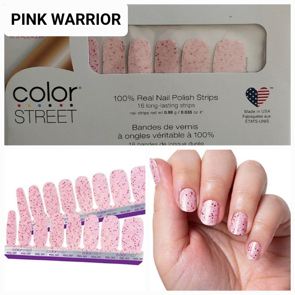 Color Street Polish Strip - Pink Warrior